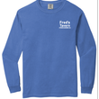 Load image into Gallery viewer, "A Place Where Friends Meet" Flo Blue Long Sleeve Shirt