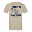 Load image into Gallery viewer, Tavern Tee - Sand with Navy Print
