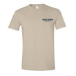 Load image into Gallery viewer, Tavern Tee - Sand with Navy Print
